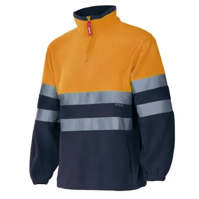 Pulover fleece de înaltă vizibilitate, în două tonuri / Velilla / Hanorace, bluze softshell, polar și fleece