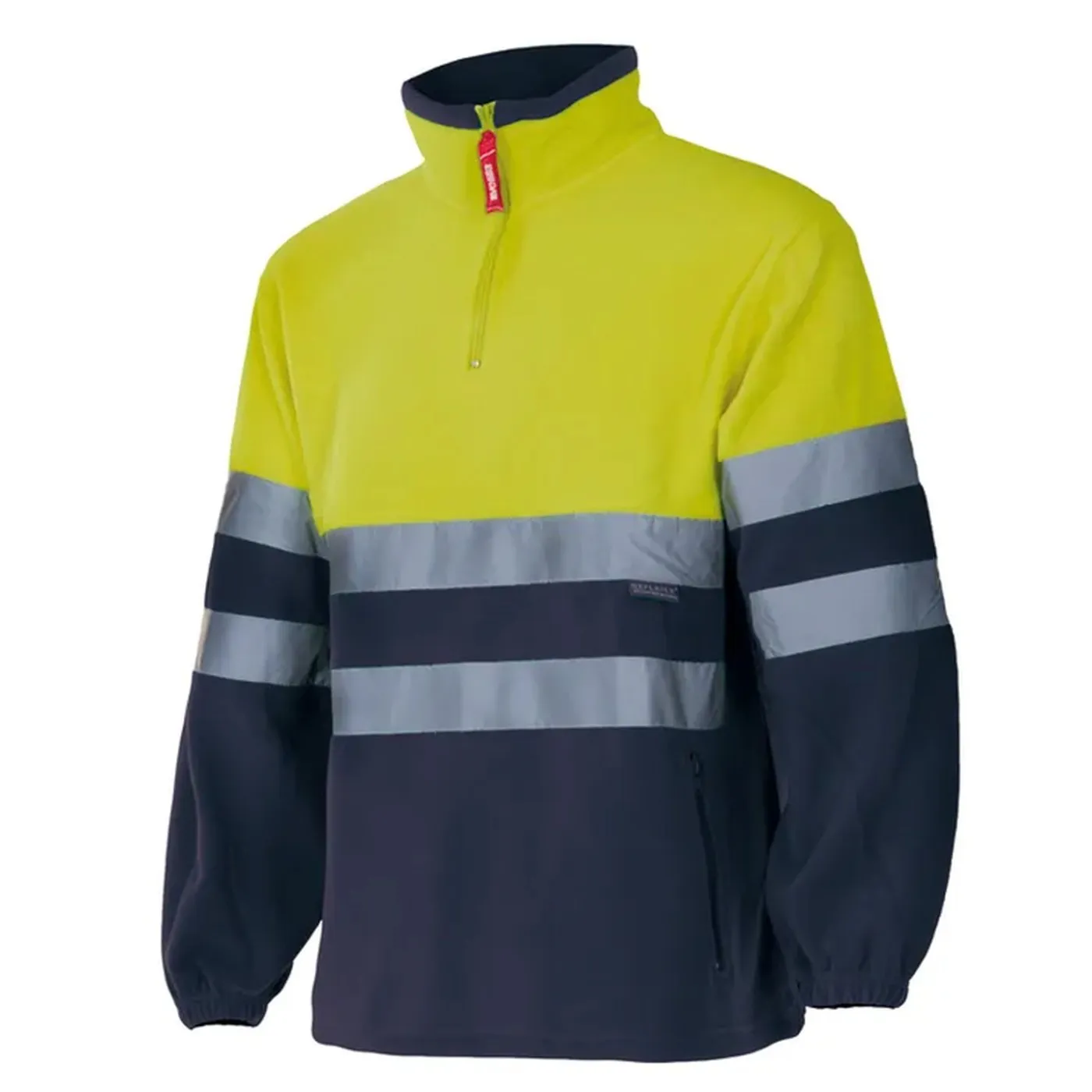 Pulover fleece de înaltă vizibilitate, în două tonuri / Velilla / Hanorace, bluze softshell, polar și fleece