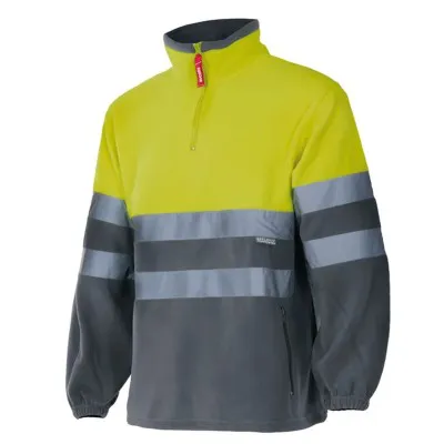 Pulover fleece de înaltă vizibilitate, în două tonuri / Velilla / Hanorace, bluze softshell, polar și fleece