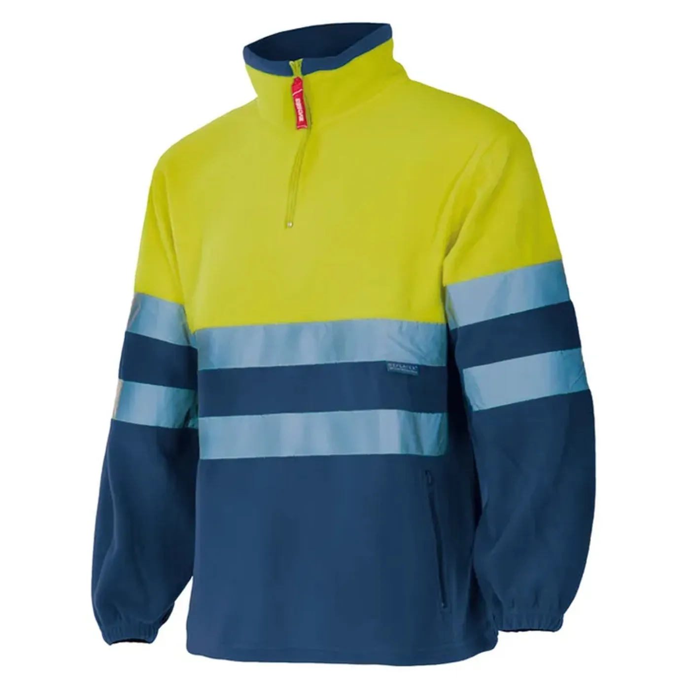 Pulover fleece de înaltă vizibilitate, în două tonuri / Velilla / Hanorace, bluze softshell, polar și fleece