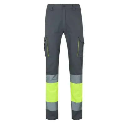 Pantaloni de înaltă vizibilitate, 100% bumbac, cu buzunare multiple / Velilla / Pantaloni, salopete, colanți