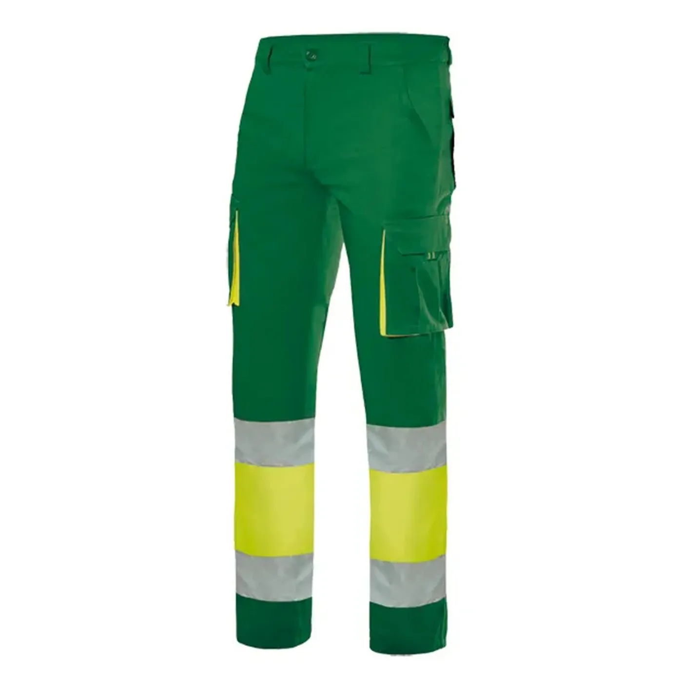Pantaloni de înaltă vizibilitate, 100% bumbac, cu buzunare multiple / Velilla / Pantaloni, salopete, colanți
