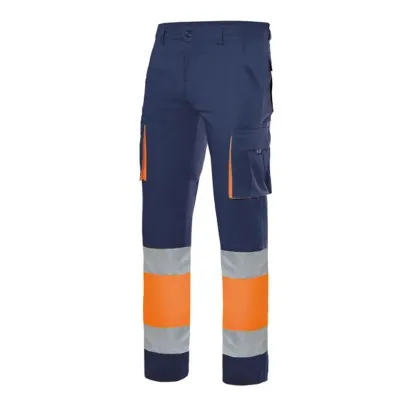 Pantaloni de înaltă vizibilitate, 100% bumbac, cu buzunare multiple / Velilla / Pantaloni, salopete, colanți