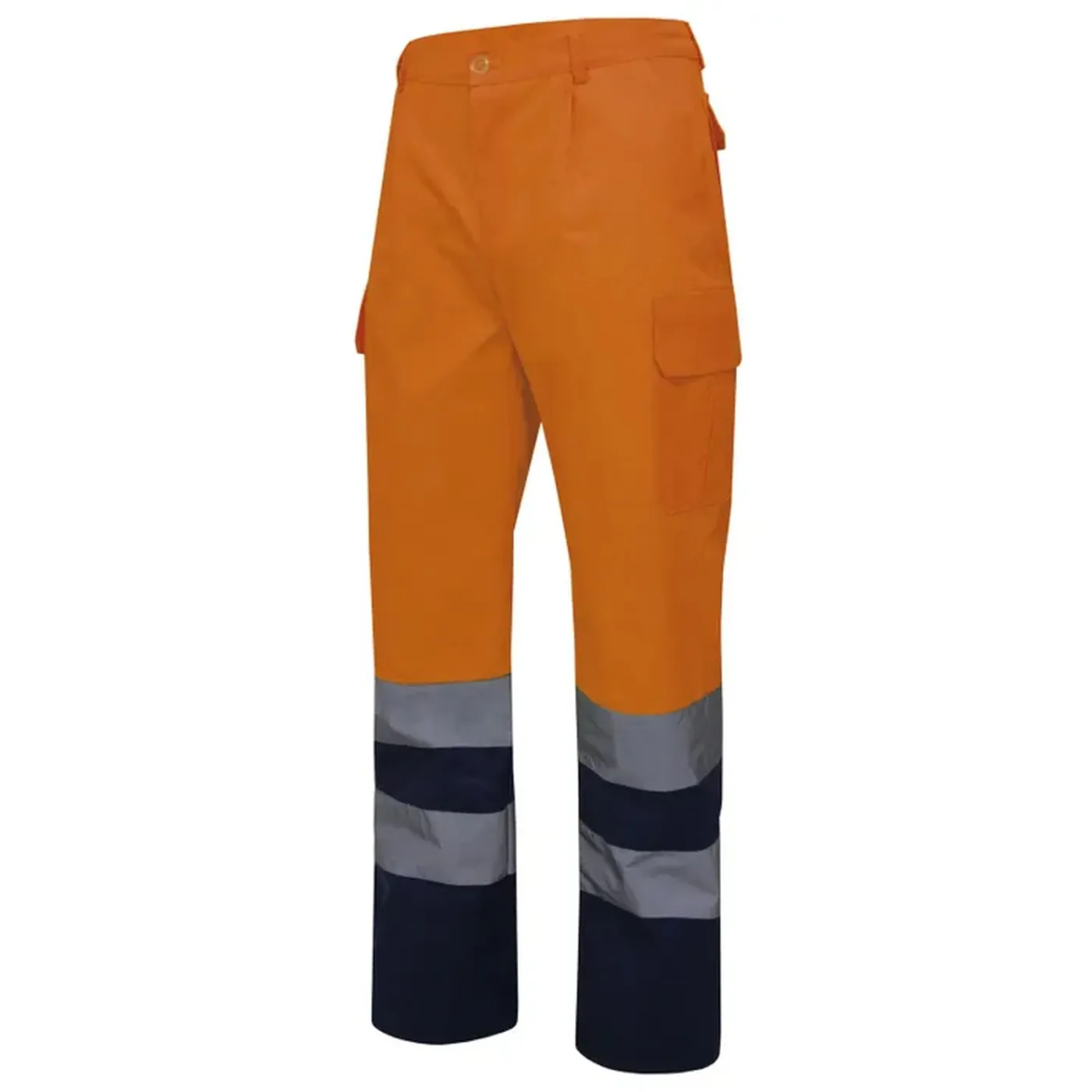 Pantaloni de înaltă vizibilitate, în două tonuri, cu buzunare multiple / Velilla / Pantaloni, salopete, colanți