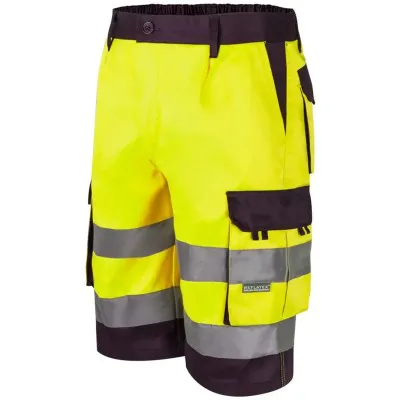 Pantaloni scurți de înaltă vizibilitate, în două tonuri / Velilla / Pantaloni scurți de lucru