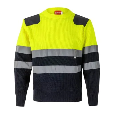 Pulover de înaltă vizibilitate, în două tonuri / Velilla / Hanorace, bluze softshell, polar și fleece