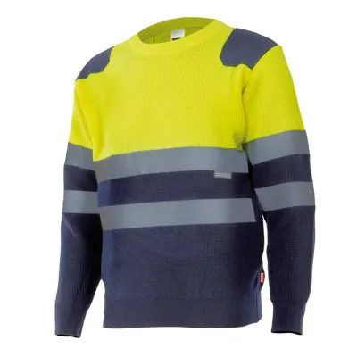 Pulover de înaltă vizibilitate, în două tonuri / Velilla / Hanorace, bluze softshell, polar și fleece