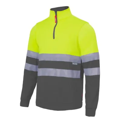 Hanorac de înaltă vizibilitate, în două tonuri, cu fermoar / Velilla / Hanorace, bluze softshell, polar și fleece