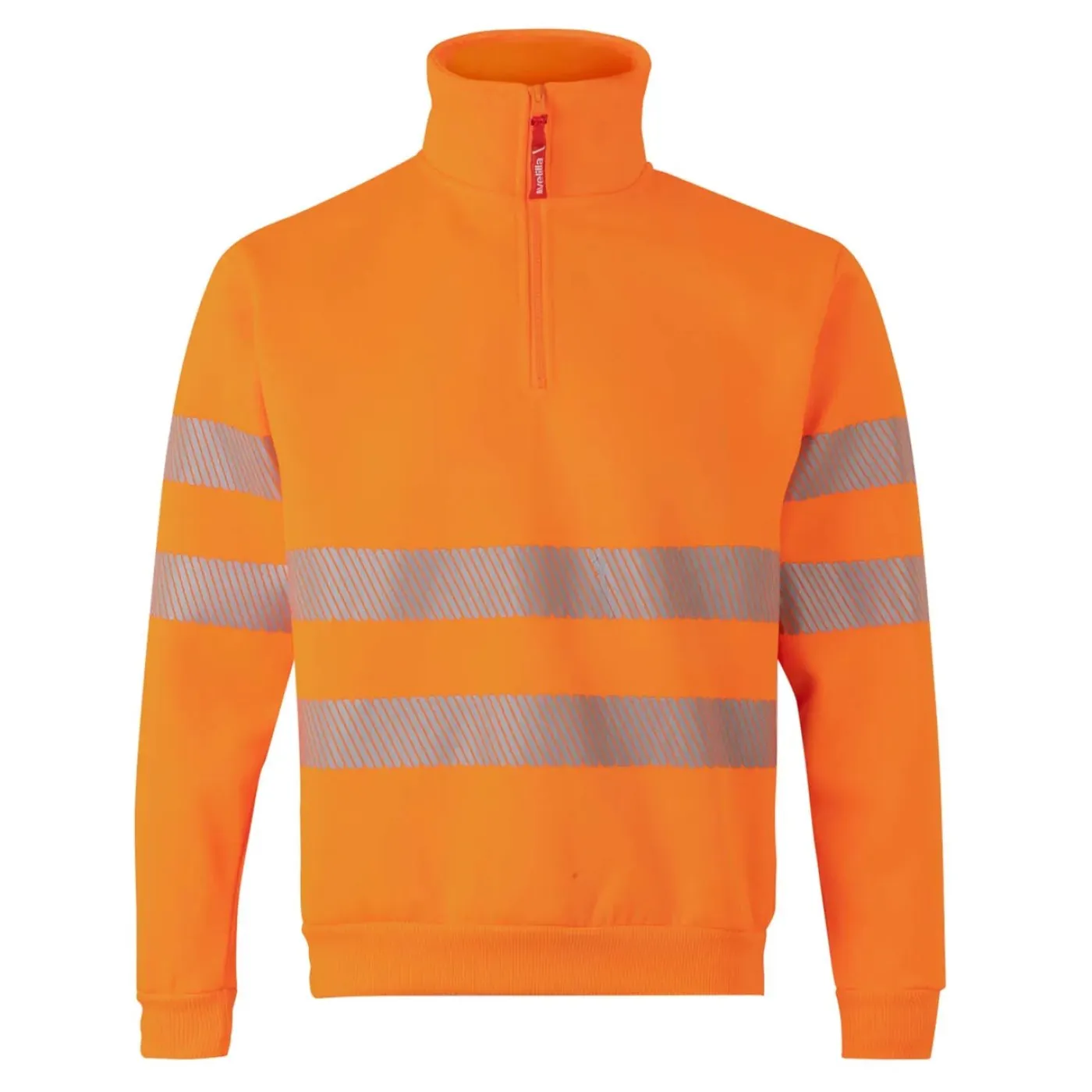 Hanorac de înaltă vizibilitate, cu jumătate de fermoar / Velilla / Hanorace, bluze softshell, polar și fleece