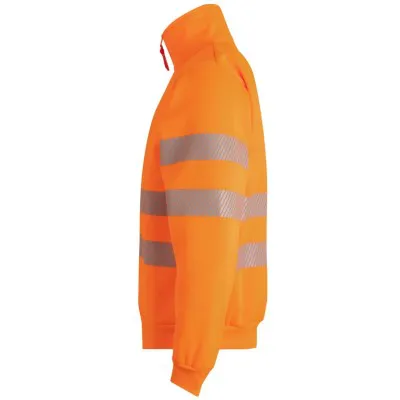 Hanorac de înaltă vizibilitate, cu jumătate de fermoar / Velilla / Hanorace, bluze softshell, polar și fleece