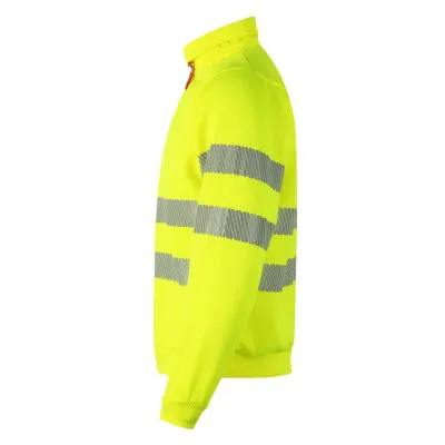 Hanorac de înaltă vizibilitate, cu jumătate de fermoar / Velilla / Hanorace, bluze softshell, polar și fleece