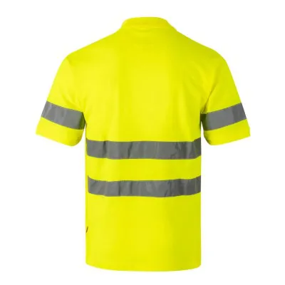 Tricou polo din bumbac, cu mânecă scurtă, de înaltă vizibilitate / Velilla / Tricouri, bluze, cămăși