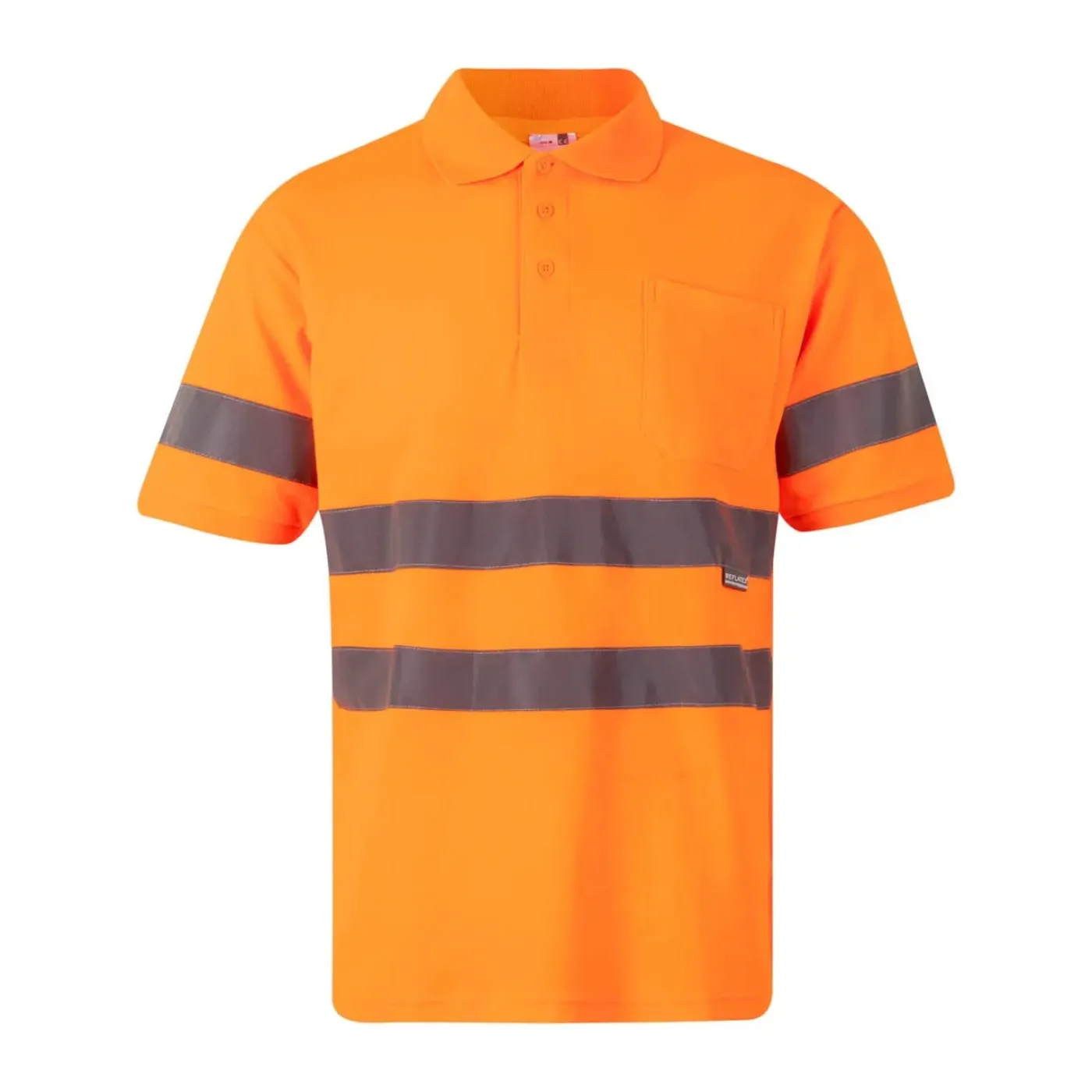 Tricou polo din bumbac, cu mânecă scurtă, de înaltă vizibilitate / Velilla / Tricouri, bluze, cămăși