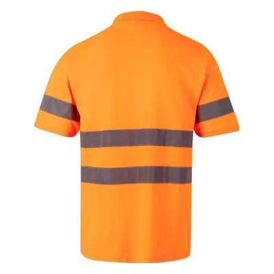 Tricou polo din bumbac, cu mânecă scurtă, de înaltă vizibilitate / Velilla / Tricouri, bluze, cămăși