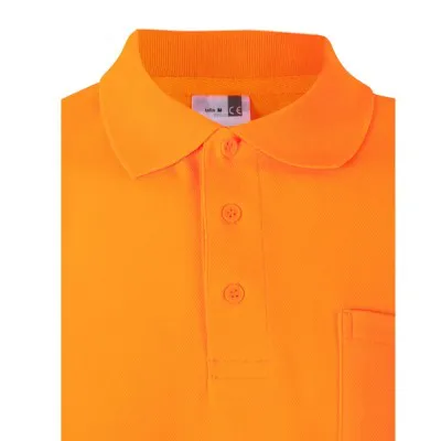 Tricou polo reflectorizant, cu mânecă lungă, de înaltă vizibilitate, din bumbac / Velilla / Tricouri, bluze, cămăși