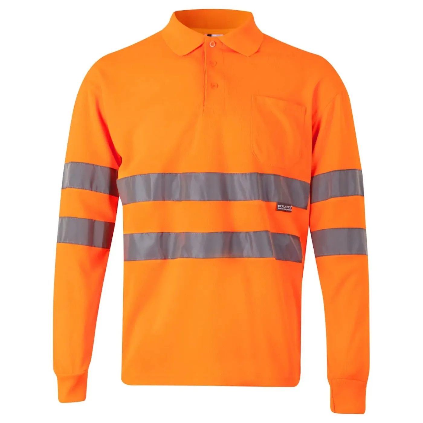 Tricou polo cu mânecă lungă, de înaltă vizibilitate (4XL-5XL) / Velilla / Tricouri, bluze, cămăși