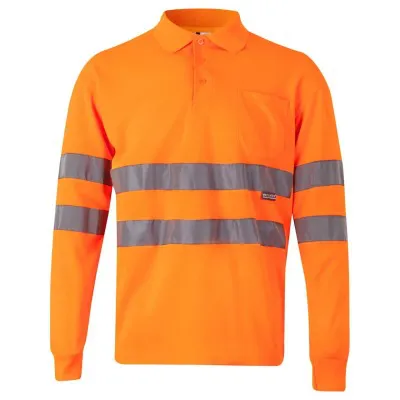 Tricou polo cu mânecă lungă, de înaltă vizibilitate (4XL-5XL) / Velilla / Tricouri, bluze, cămăși