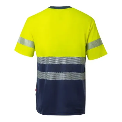 Tricou din bumbac, de înaltă vizibilitate, în două tonuri / Velilla / Tricouri, bluze, cămăși