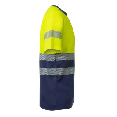 Tricou din bumbac, de înaltă vizibilitate, în două tonuri / Velilla / Tricouri, bluze, cămăși
