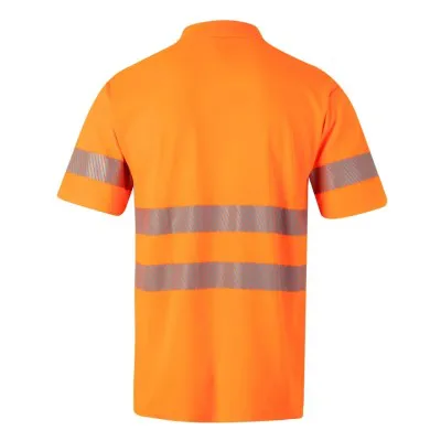 Tricou polo din bumbac, cu mânecă scurtă, de înaltă vizibilitate / Velilla / Tricouri, bluze, cămăși