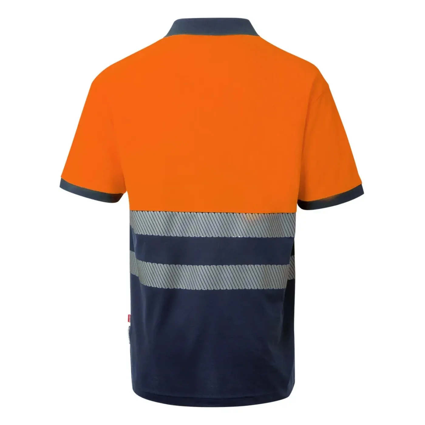 Tricou polo din bumbac, cu mânecă scurtă, de înaltă vizibilitate, în două tonuri / Velilla / Tricouri, bluze, cămăși