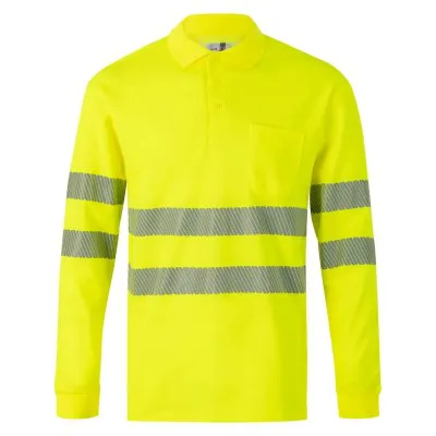 Tricou polo din polibumbac, de înaltă vizibilitate, cu mânecă lungă / Velilla / Tricouri, bluze, cămăși