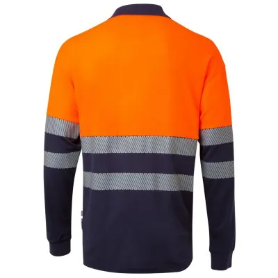 Tricou polo din polibumbac, cu mânecă lungă,  de înaltă vizibilitate, în două tonuri / Velilla / Tricouri, bluze, cămăși