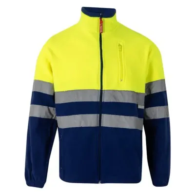 Jachetă fleece în două tonuri, de înaltă vizibilitate (4XL-5XL) / Velilla / Hanorace, bluze softshell, polar și fleece