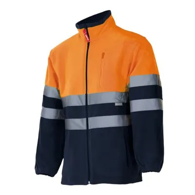 Jachetă fleece în două tonuri, de înaltă vizibilitate (4XL-5XL) / Velilla / Hanorace, bluze softshell, polar și fleece