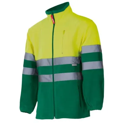 Jachetă fleece în două tonuri, de înaltă vizibilitate (4XL-5XL) / Velilla / Hanorace, bluze softshell, polar și fleece