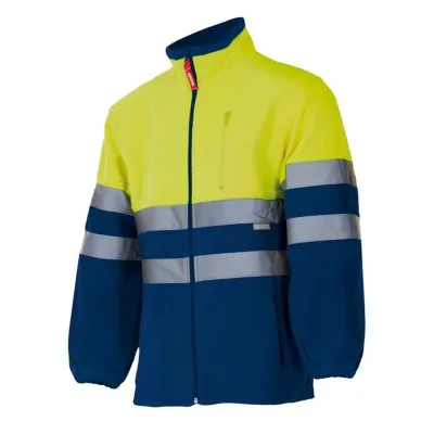 Jachetă fleece în două tonuri, de înaltă vizibilitate (4XL-5XL) / Velilla / Hanorace, bluze softshell, polar și fleece