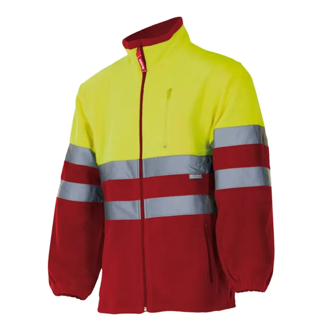 Jachetă fleece în două tonuri, de înaltă vizibilitate (4XL-5XL) / Velilla / Hanorace, bluze softshell, polar și fleece