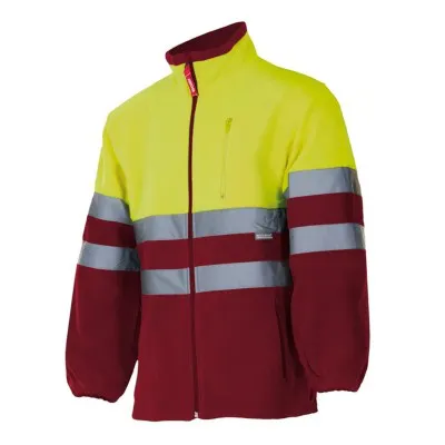 Jachetă fleece în două tonuri, de înaltă vizibilitate (4XL-5XL) / Velilla / Hanorace, bluze softshell, polar și fleece