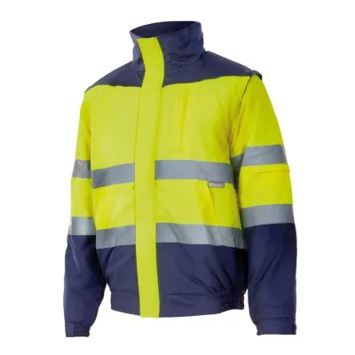 Jachetă căptușită, de înaltă vizibilitate, în două tonuri (4XL-5XL) / Velilla / Jachete și geci