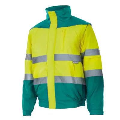Jachetă căptușită, de înaltă vizibilitate, în două tonuri (4XL-5XL) / Velilla / Jachete și geci