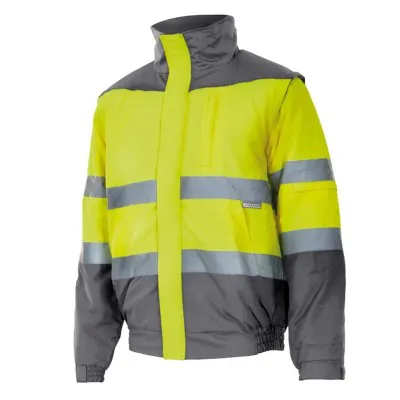 Jachetă căptușită, de înaltă vizibilitate, în două tonuri (4XL-5XL) / Velilla / Jachete și geci