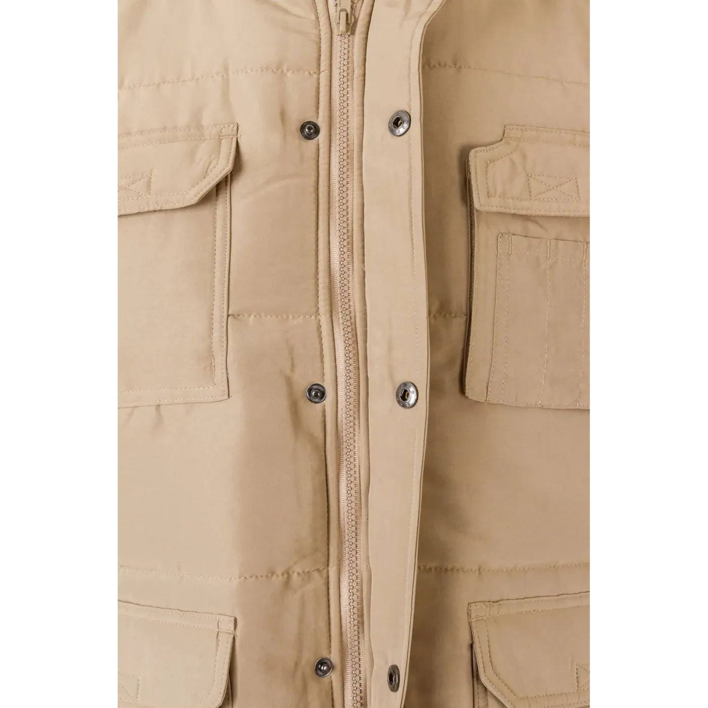 Vestă căptușită cu buzunare multiple / Velilla / Veste vătuite, de iarnă