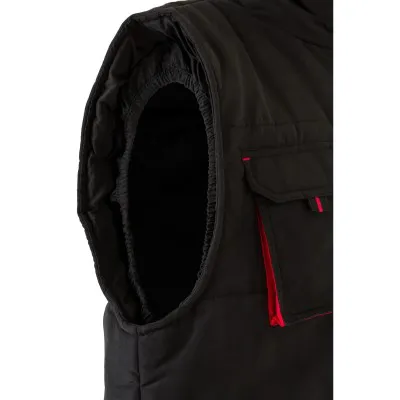 Vestă căptușită, în două tonuri, cu buzunare multiple / Velilla / Veste de lucru și de semnalizare