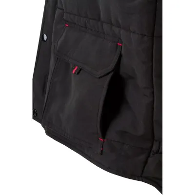 Vestă căptușită, în două tonuri, cu buzunare multiple / Velilla / Veste de lucru și de semnalizare