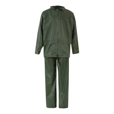 Costum de ploaie din două piese, cu glugă ascunsă / Velilla / Îmbrăcăminte de ploaie și impermeabilă