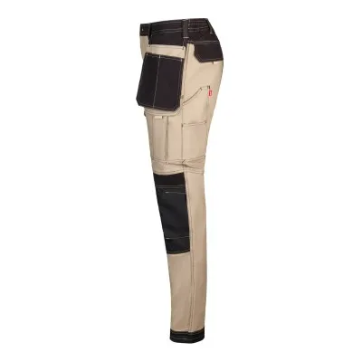 Pantaloni stretch, cu buzunare / Velilla / Pantaloni, salopete, colanți