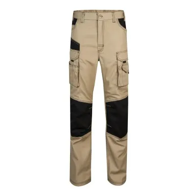 Pantaloni din pânză, în două tonuri, cu buzunare multiple / Velilla / Pantaloni, salopete, colanți