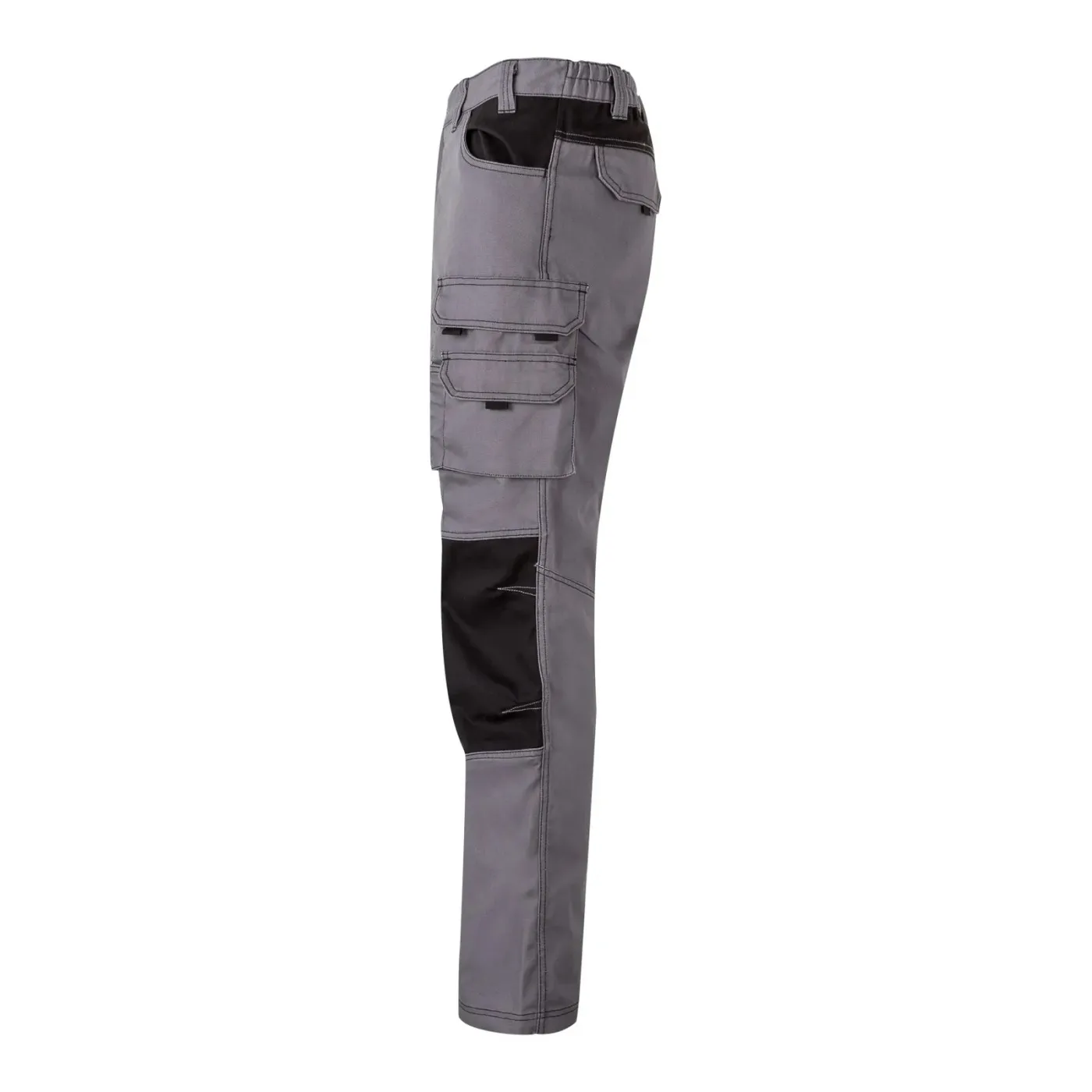 Pantaloni din pânză, în două tonuri, cu buzunare multiple / Velilla / Pantaloni, salopete, colanți