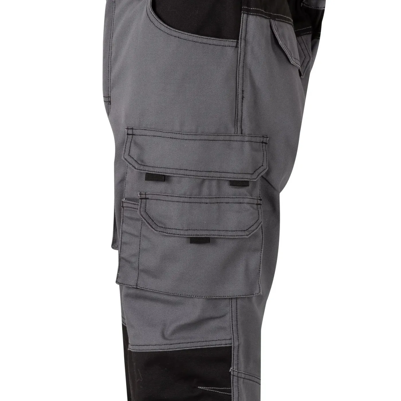 Pantaloni din pânză, în două tonuri, cu buzunare multiple / Velilla / Pantaloni, salopete, colanți