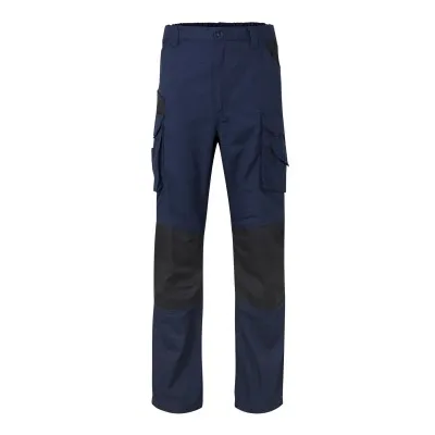 Pantaloni din pânză, în două tonuri, cu buzunare multiple / Velilla / Pantaloni, salopete, colanți