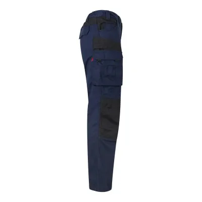 Pantaloni din pânză, în două tonuri, cu buzunare multiple / Velilla / Pantaloni, salopete, colanți