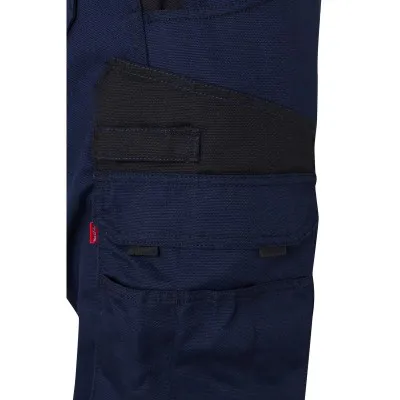 Pantaloni din pânză, în două tonuri, cu buzunare multiple / Velilla / Pantaloni, salopete, colanți