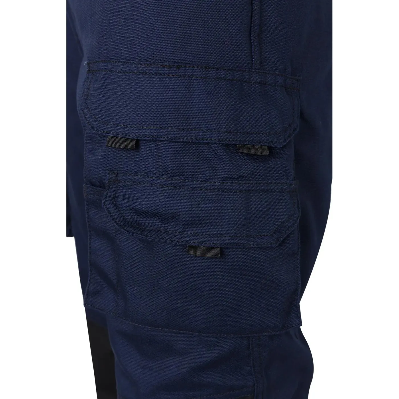 Pantaloni din pânză, în două tonuri, cu buzunare multiple / Velilla / Pantaloni, salopete, colanți