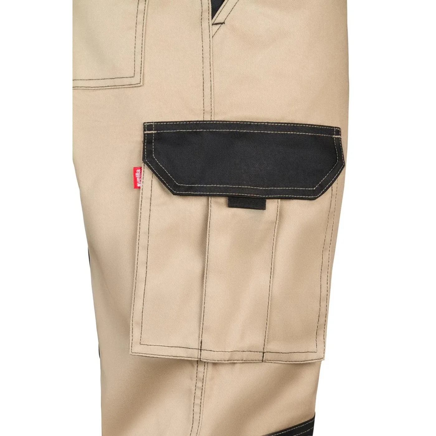 Pantaloni în două tonuri, cu buzunare multiple / Velilla / Pantaloni, salopete, colanți