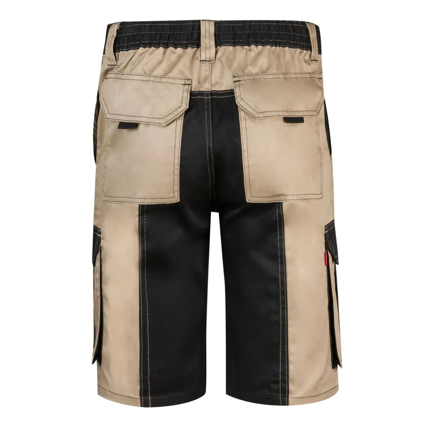 Pantaloni scurți în două tonuri, cu buzunare multiple / Velilla / Pantaloni scurți de lucru
